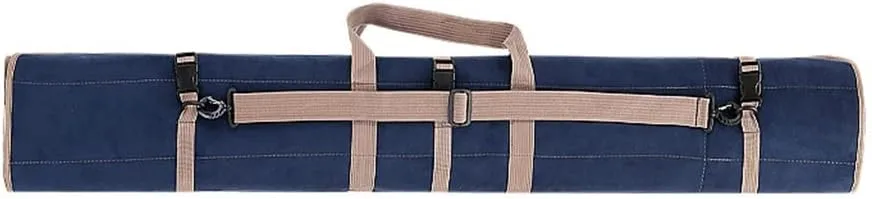 120cm 130cm 150cm Waterproof Fishing Rod Bag Portable Single Layer Case Fishing Tackle Storage Accessories Roll Up Bag(Blue,150cm)