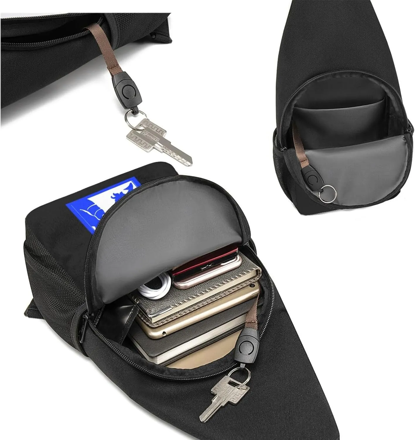 18th Airborne Corps Unisex Chest Bag Lightweight Crossbody Shoulder Bag Travel Pocket