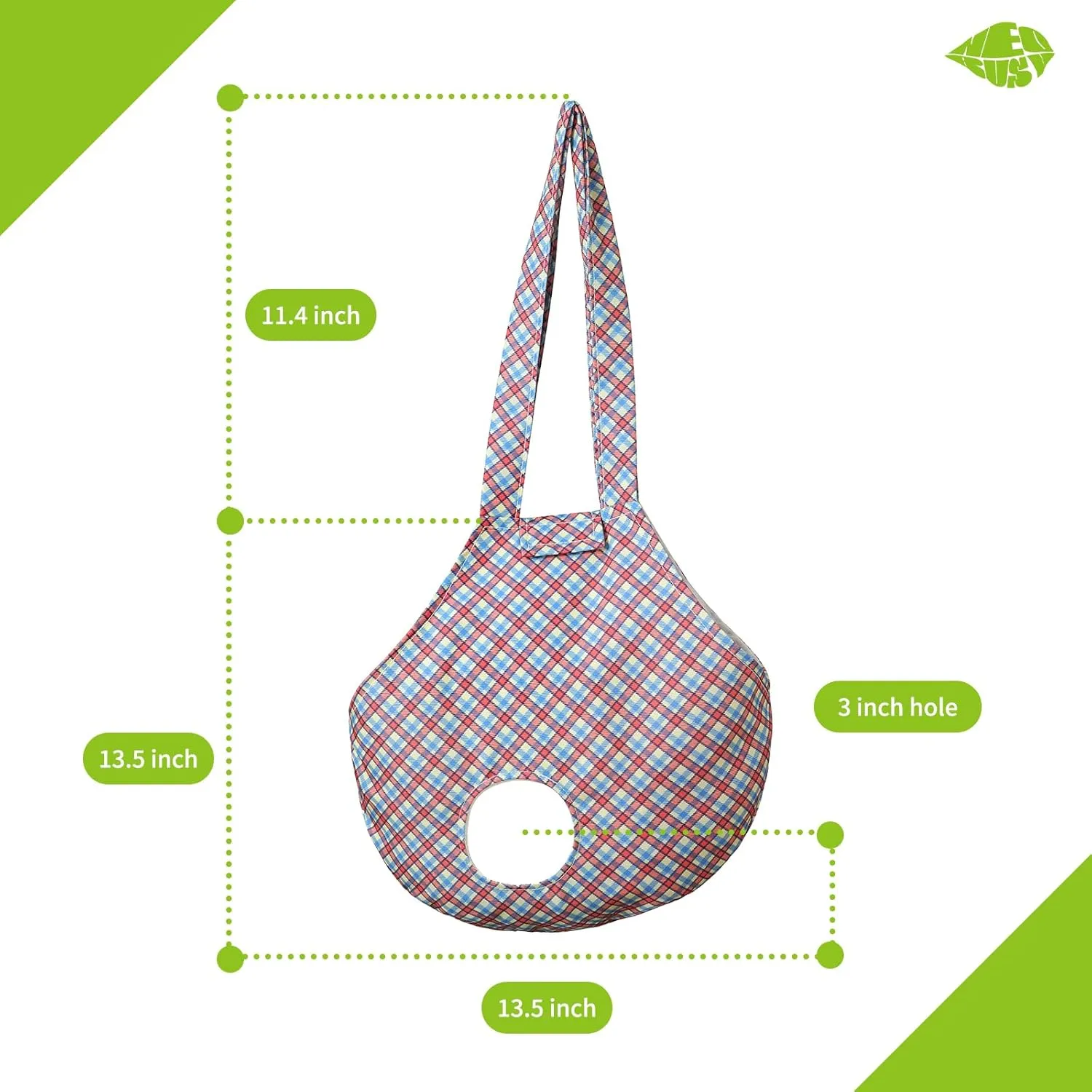 2 Pack Chicken Holder Bag - 13.5 x 13.5 Inch Portable and Versatile Chicken Carrying Bag for Travel, Outings, Poultry Transport Treating Injuries (Lattice)