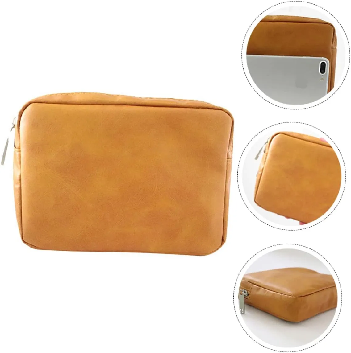 2 Pcs Wear-resistant Storage Bag Multipurpose Travel Cable Organizer Charger Organizer Lids Waterproof Power Bank Pouch