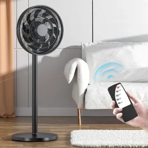 2023 Household Vertical Floor Fan With Remote Control Air Circulation Fan 90 ° Shaking Head Table Vertical Floor Standing Fan