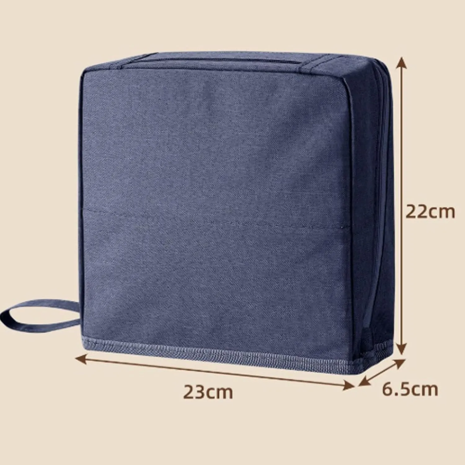 2025 Releveantoe Standing Makeup Bag – Portable, Large Capacity, Stand Up Makeup Bag, Multiple Compartments Keep Makeup And Tools Neatly Sorted (Beige-Oxford, Only Bag)
