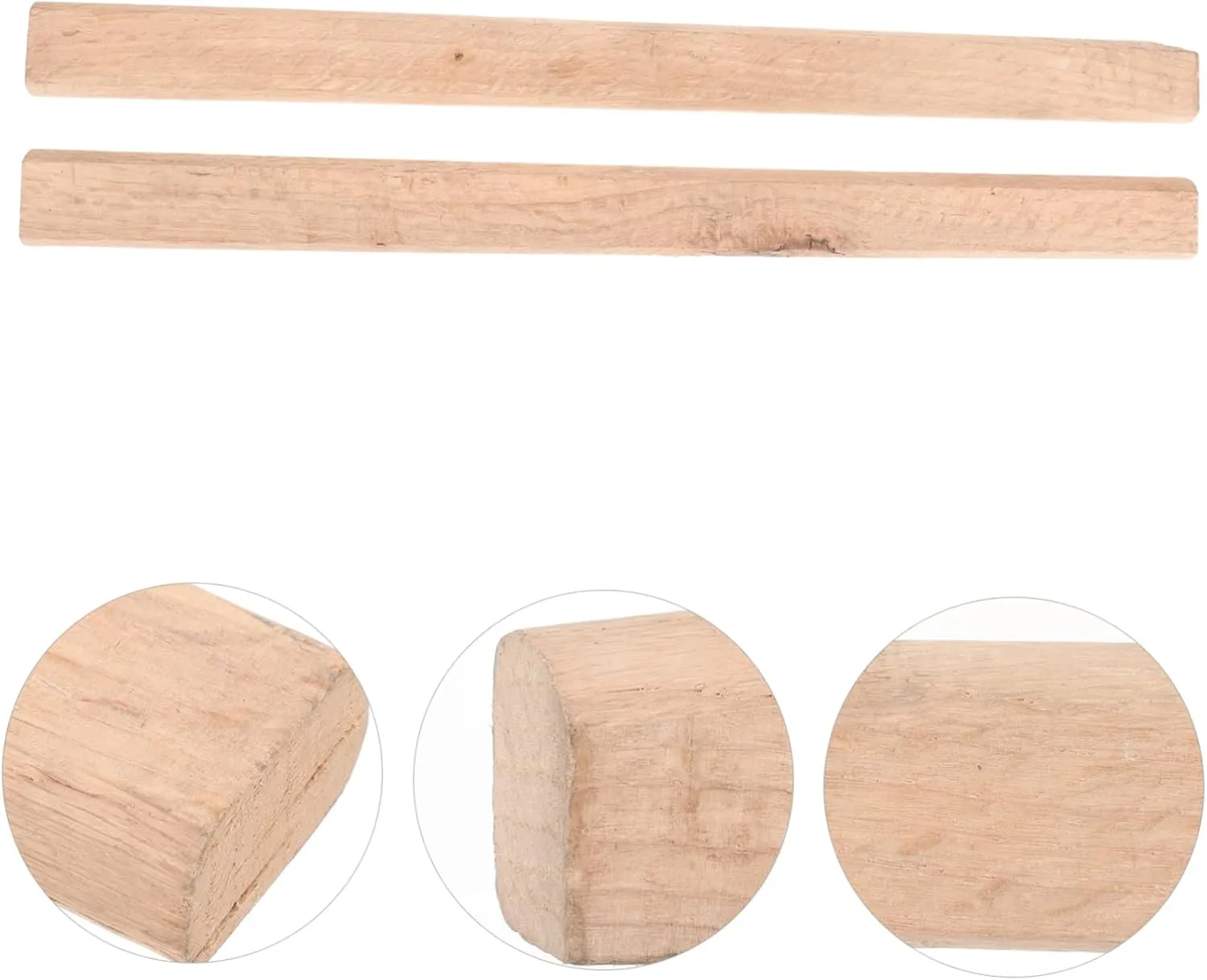 2pcs Hatchet Handles Replacement Wooden Axe Handle Flat Design for Camping Practical Broad Axe Replacement Comfortable Grip for Outdoor Use High Workmanship