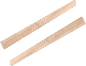2pcs Hatchet Handles Replacement Wooden Axe Handle Flat Design for Camping Practical Broad Axe Replacement Comfortable Grip for Outdoor Use High Workmanship