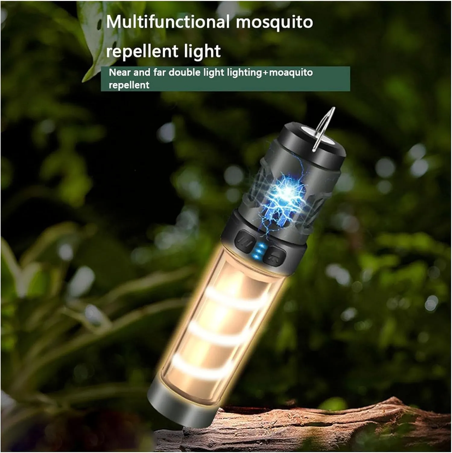 3 in 1 Outdoor Mosquito Repeller Camping Tent Light Lantern Flashlight