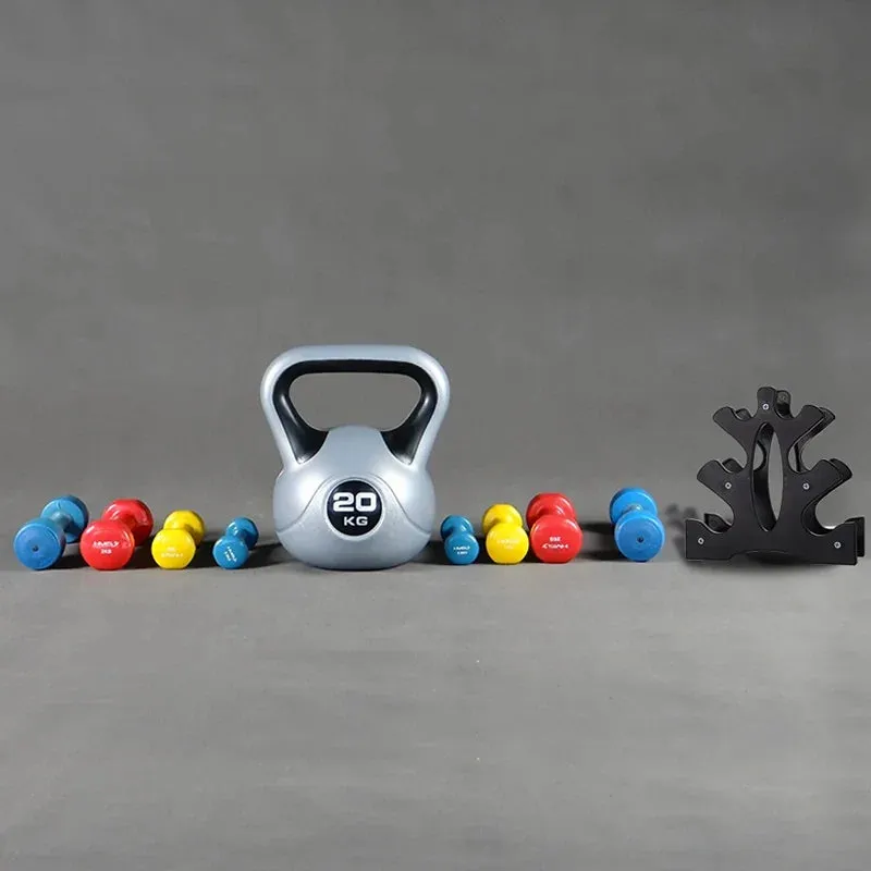 3-Tier Dumbbell Rack Stand | Durable & Compact Weight Holder