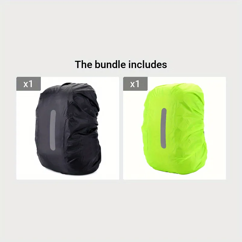 30-40L Waterproof Backpack Rain Cover with Reflective Design