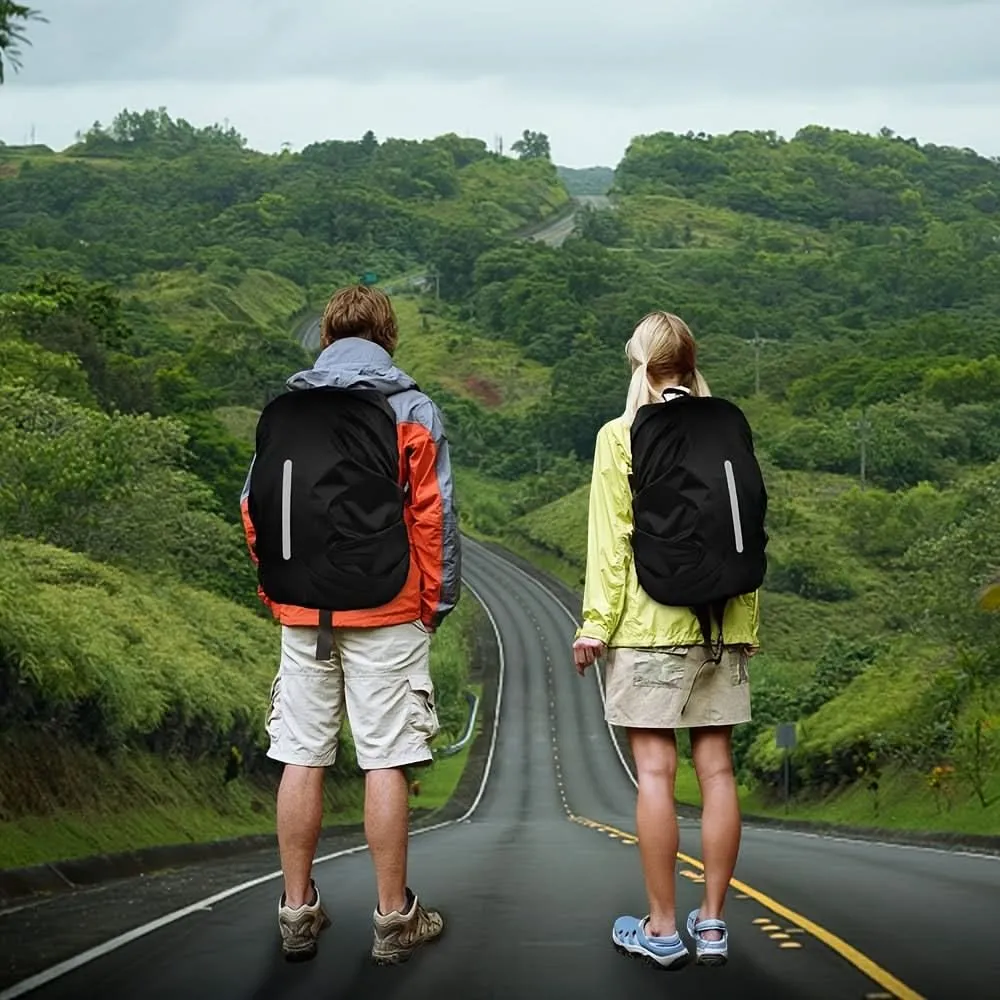 30-40L Waterproof Backpack Rain Cover with Reflective Design