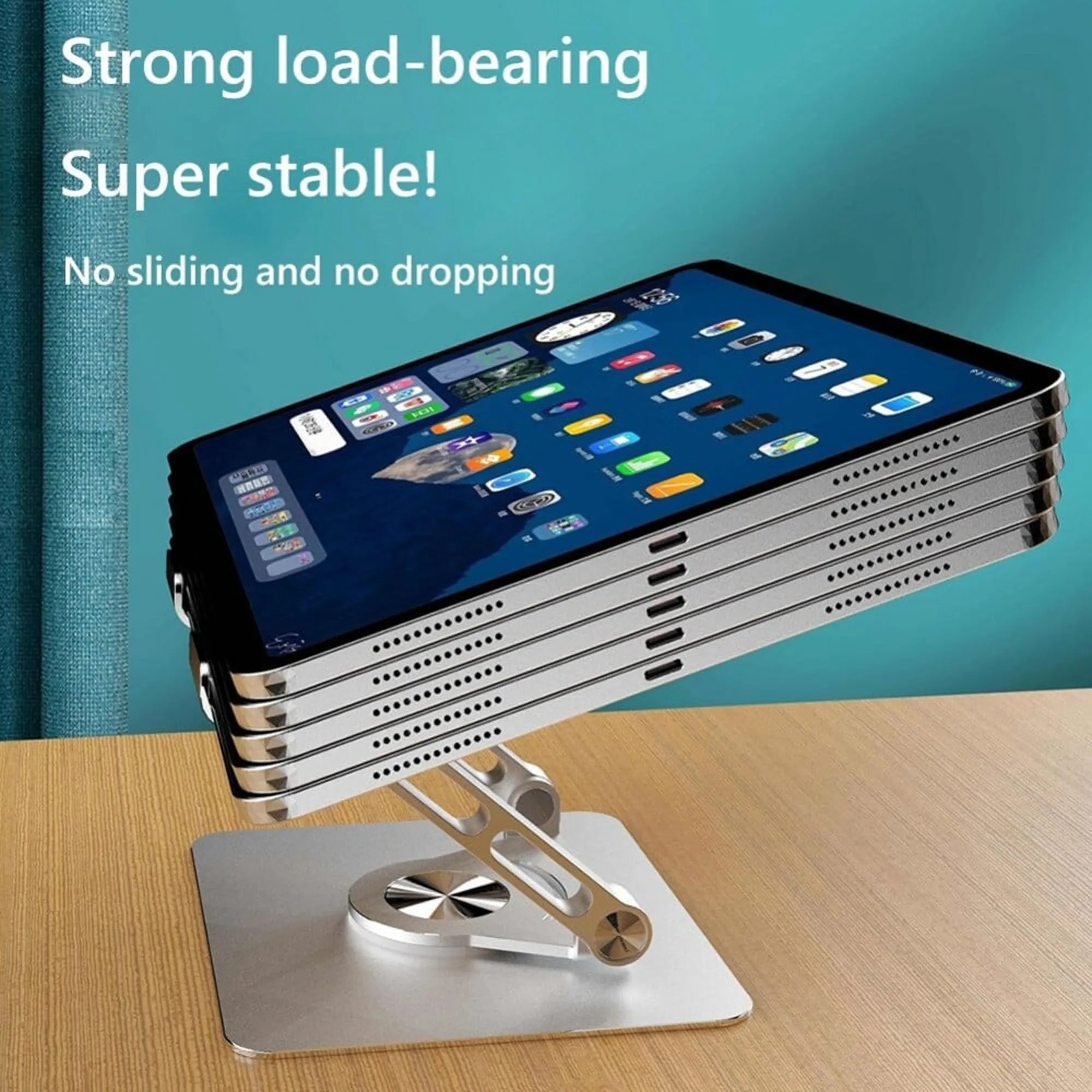 360° Rotating Tablet Stand Metal Alloy
