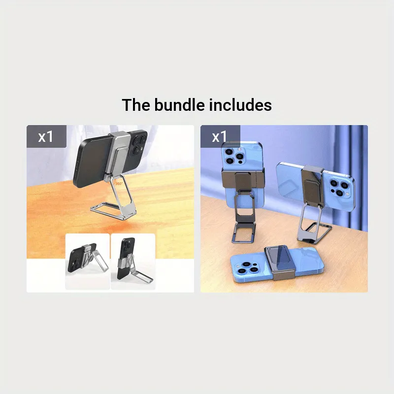 360° Rotation Foldable Metal Phone Stand