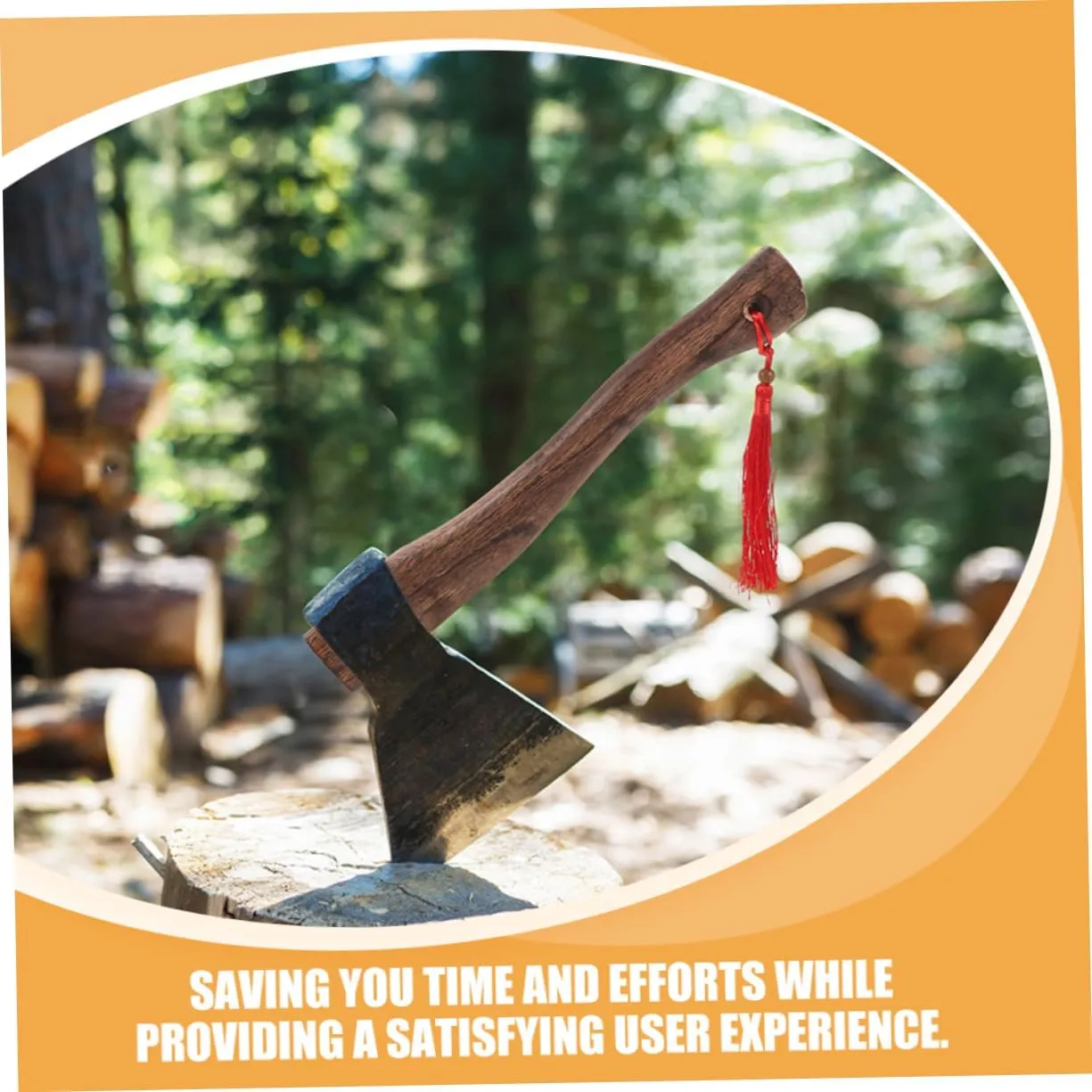 3pcs Replacement Hatchet Handle Wood Axe Handles Axe Accessory Wooden for Camping