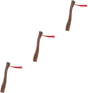 3pcs Replacement Hatchet Handle Wood Axe Handles Axe Accessory Wooden for Camping