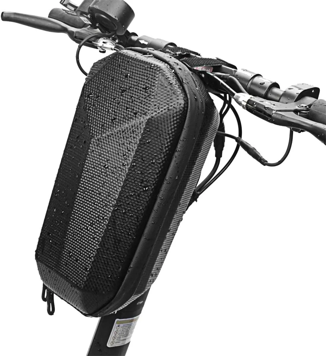 4L Bag Scooter Storage Bag, e-bike Bike Handlebar Bag, Front Hanging Bag for Xiaomi Mijia M365/M365 Pro/Segway ES1/ES2/ES3/Ninebot, for Carrying Charger Tools Repair Large Capacity EVA Hard Shell