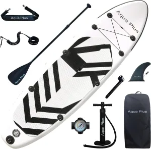 6inches Thick Inflatable SUP for All Skill Levels Stand Up Paddle Board,Paddle,Pump,ISUP Travel Backpack, Leash,Shoulder Strap,Youth,Adult Inflatable Paddle Board