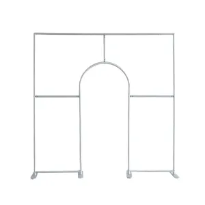 7.5x7.5ft Birthday Party Flower Arch Frame Welcome Stand Door