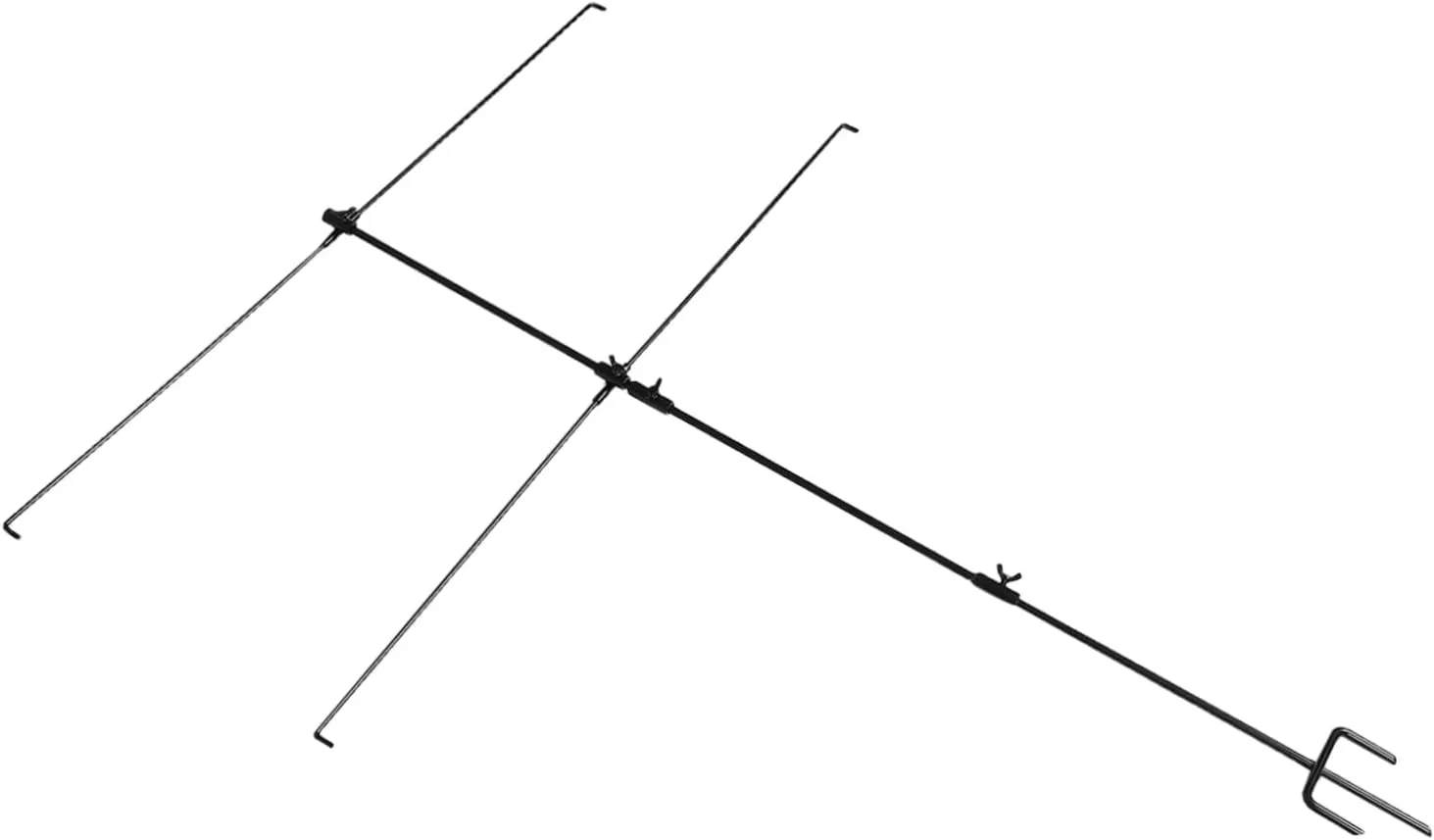 Adjustable Metal Stand for Outdoor Ranges Portable Paper Holder Quick Setup Lightweight Design and Versatile Height Angle Adjustments for Backyard Practice