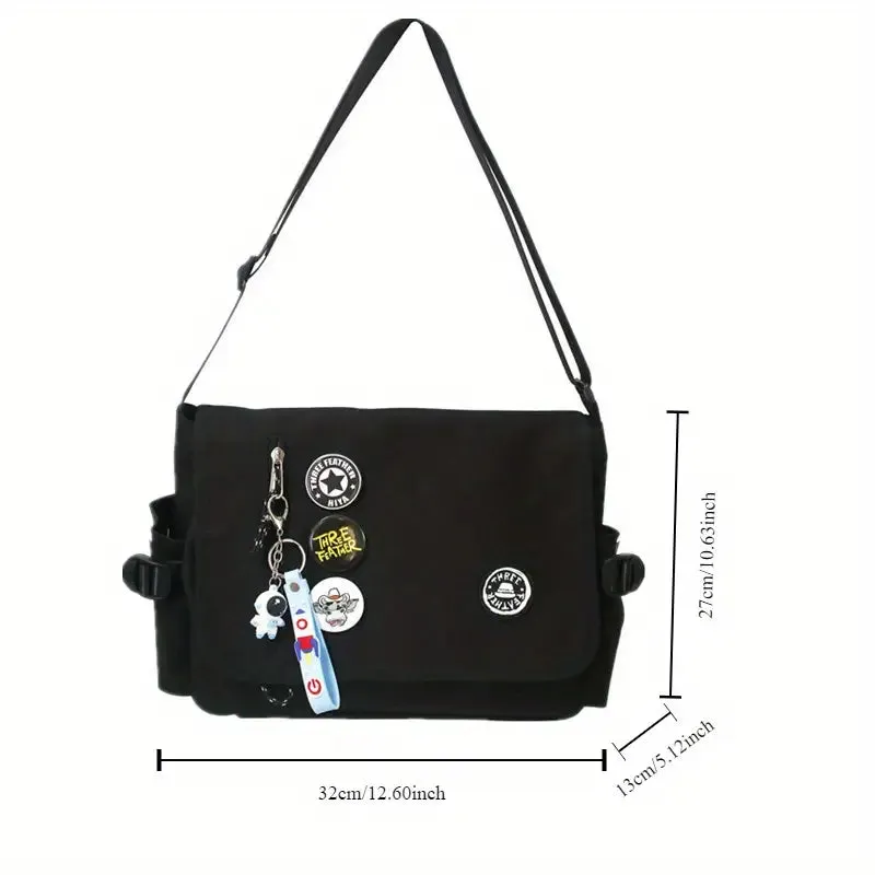 Adonis | Trendy Nylon Lightweight Crossbody Messenger Bag