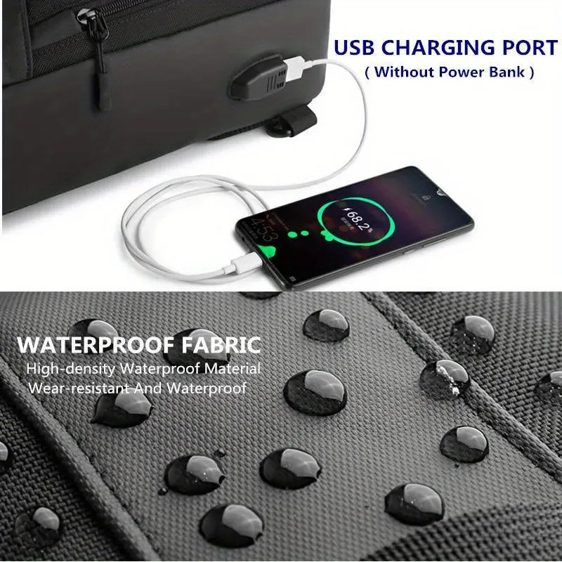 Adrian | Functional Sling Bag with USB Charging Port