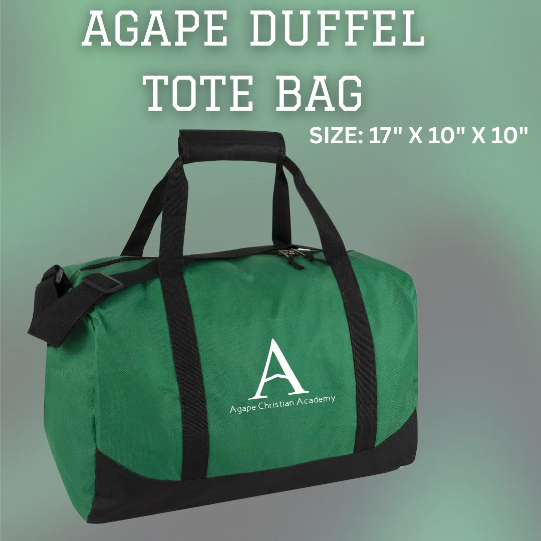 AGAPE LIGHTWEIGHT CANVAS DUFFEL BAGS
