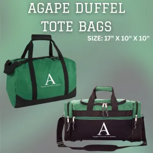 AGAPE LIGHTWEIGHT CANVAS DUFFEL BAGS