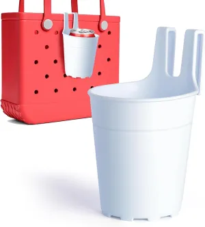 AIERSA Cup Holder for Bogg Bag,Beach Bag Drink Holder Attachment, Water Bottle Holder for Bogg Bag Accessories