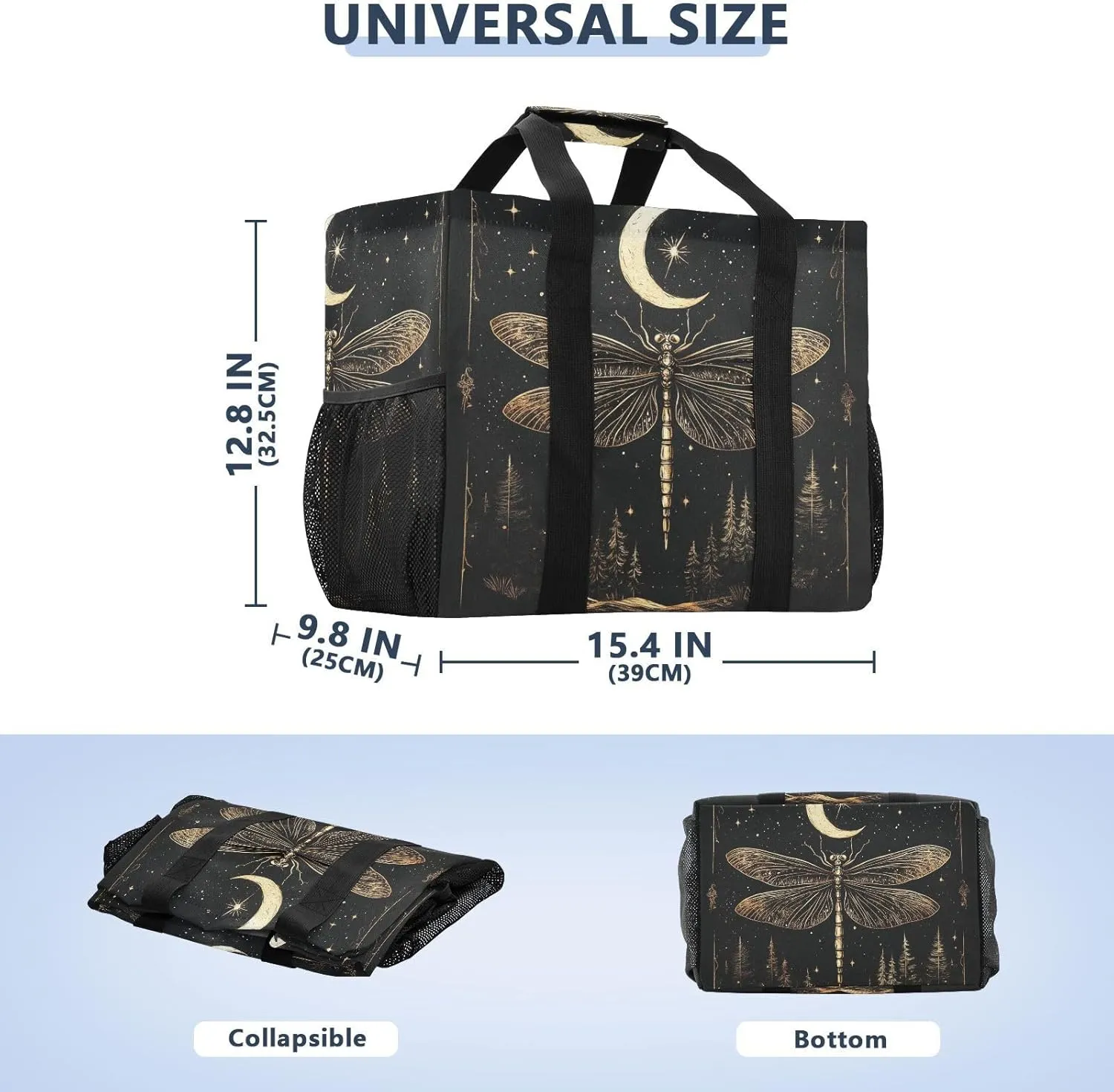 ALAZA Vintage Usa Eagles Waterproof Beach Tote Bags