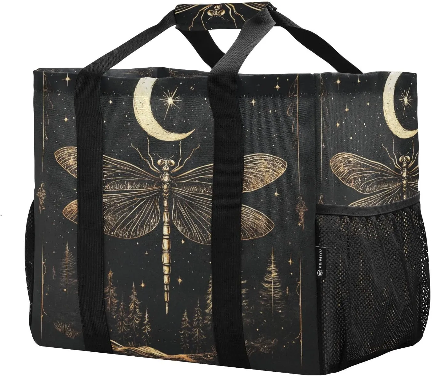 ALAZA Vintage Usa Eagles Waterproof Beach Tote Bags
