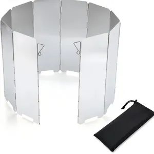 Aluminum Alloy Gas Stove Wind Shield for Outdoor Camping