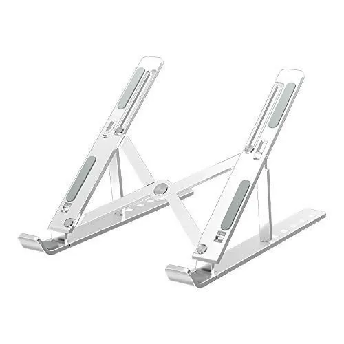 Aluminum Height-Adjustable Foldable Laptop Stand Portable & Ventilated