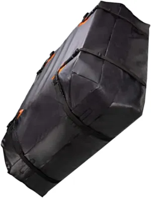 Amosfun 1Pc Car Roof Bag Rooftop Cargo Carrier Pouch for Extra Storage Easy to Use Durable and Tear Resistant Suitable for All Cars with Without Racks