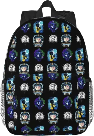 Anime Cora1ine Backpack, 15 Inch Lightweight And Versatile Camping Bag