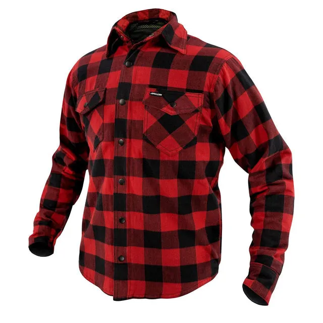 ARGON HATCHET BLACK/RED FLANNO RIDING SHIRT