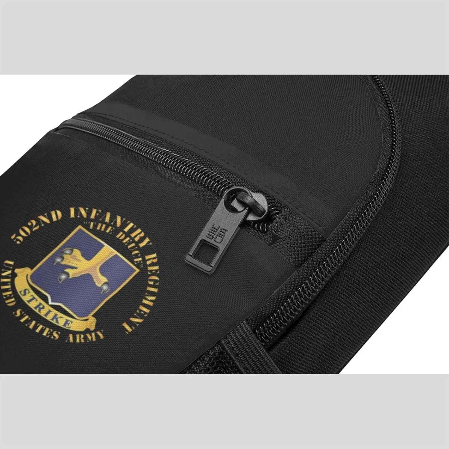 Army - 502th Infantry Regiment Unisex Chest Bag Lightweight Crossbody Shoulder Bag Travel Pocket