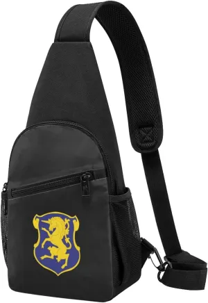 Army - 6th Cavalry Regiment Unisex Chest Bag Lightweight Crossbody Shoulder Bag Travel Pocket