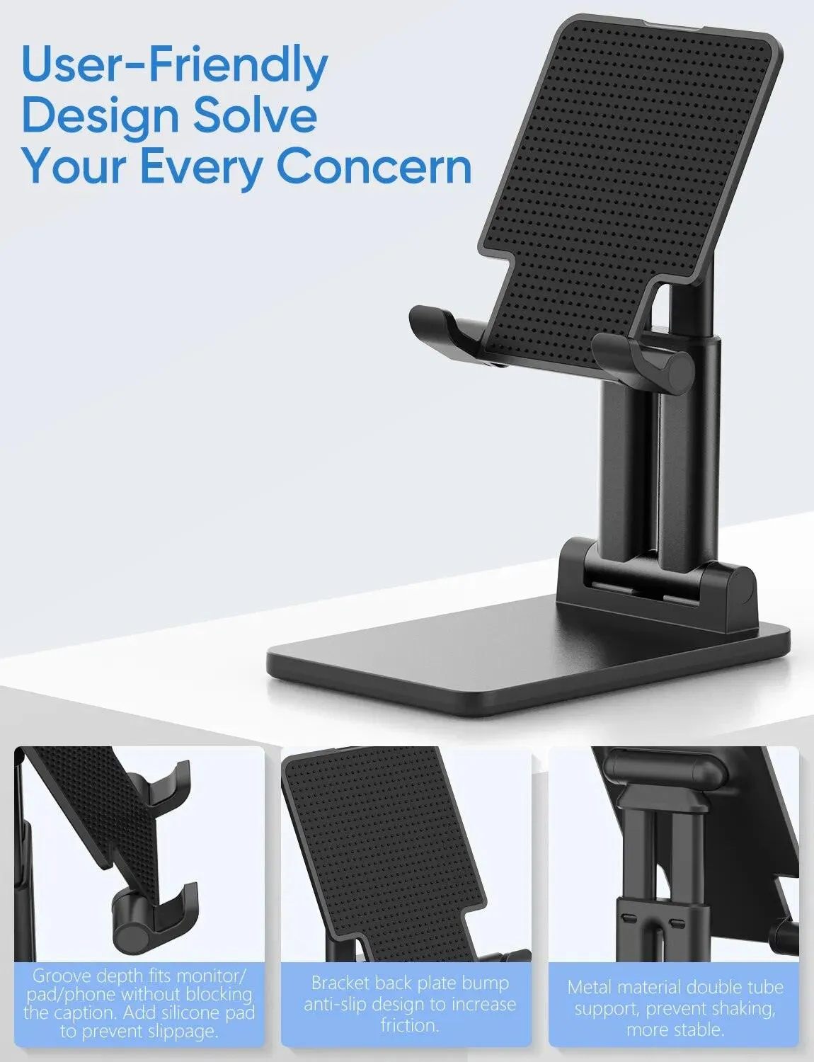 Arzopa Tablet Stand, Adjustable & Foldable Sturdy Portable Monitor Stand  ipad & Tablets
