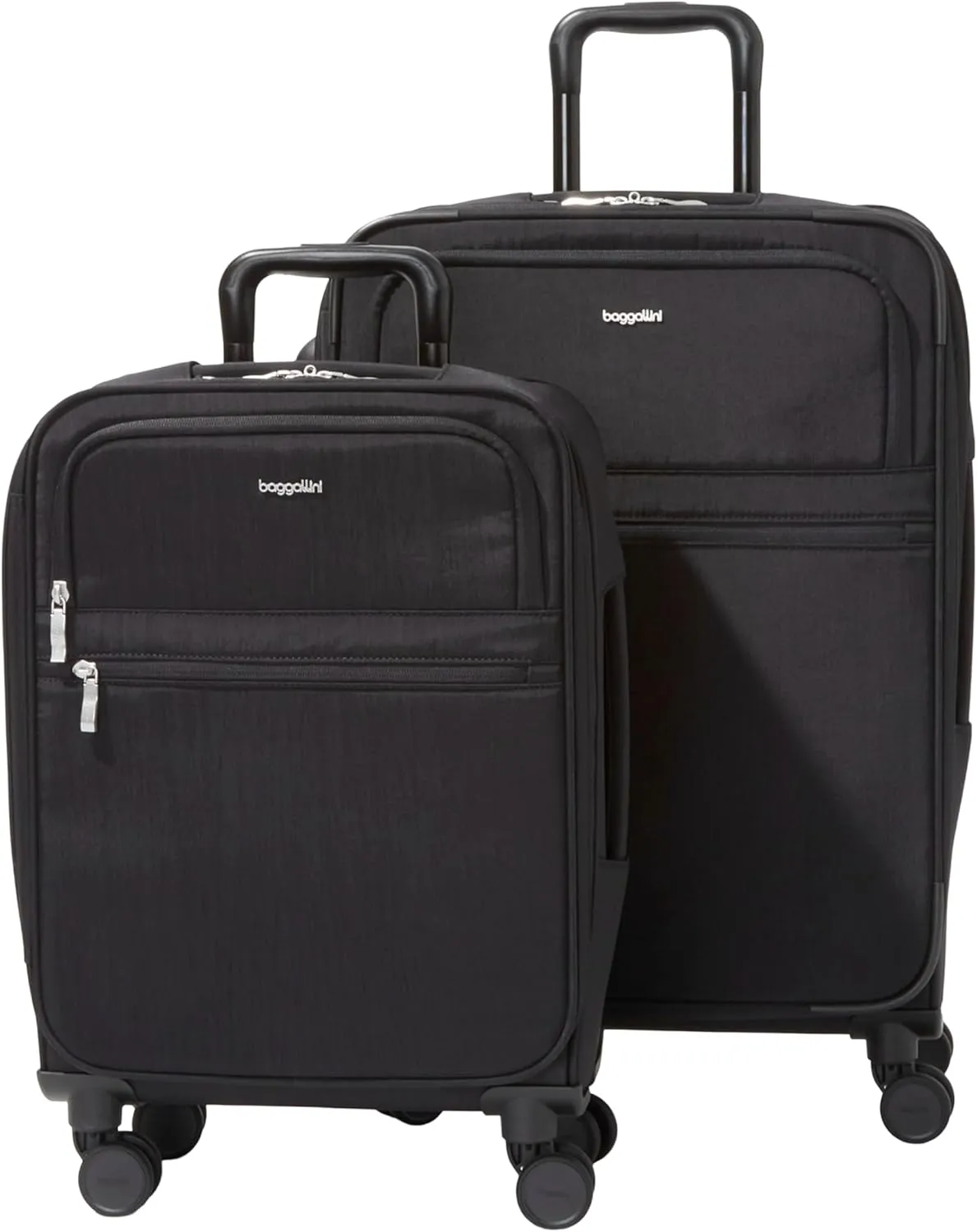 Baggallini Carry-On and Large Checked Luggage Bundle - Lightweight Luggage Set