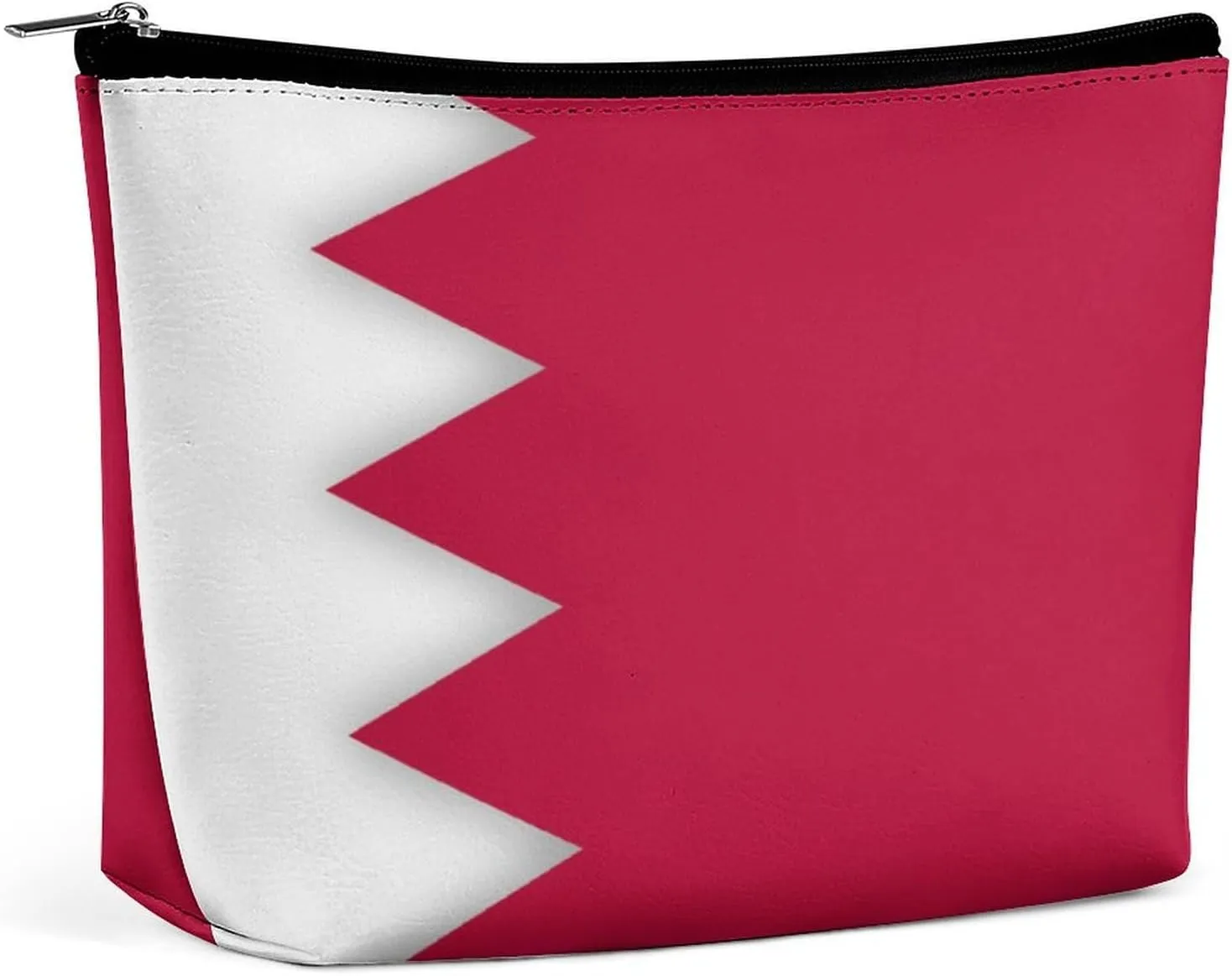 Bahrain Flag Makeup Organizer for Women Travel Cosmetic Bag Lightweight Pouch for Purse