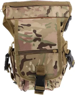 Balacoo Adjustable Strap Thigh Pouch Camping Leg Bag Oxford Waterproof Lightweight for Outdoor Sports