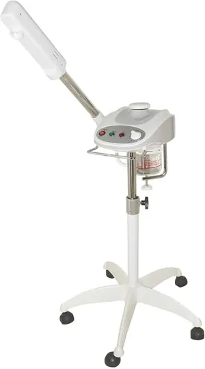 Basic Ozone Facial Steamer for Estheticians With Silent Timer, Digital Controls & Aromatherapy - Professional Grade With Stand, 20 lbs