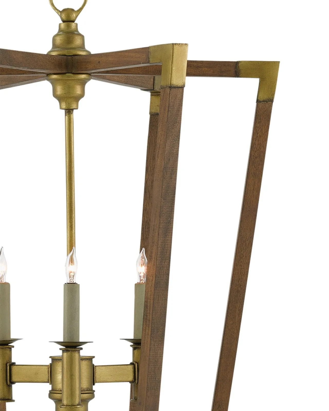 Bastian Medium Chestnut Lantern