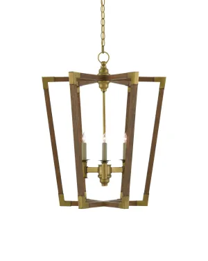 Bastian Medium Chestnut Lantern