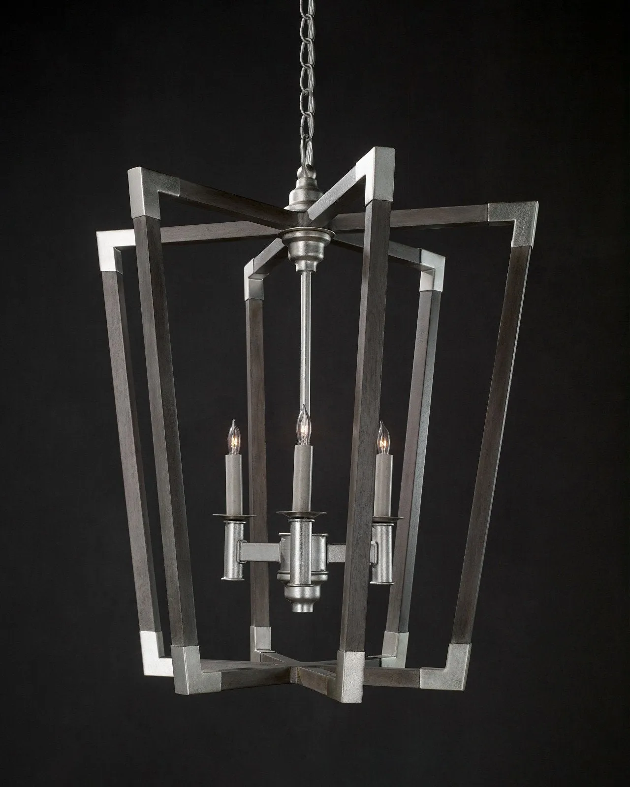 Bastian Medium Gray Lantern