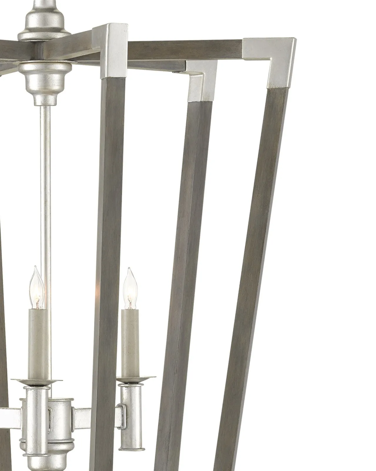 Bastian Medium Gray Lantern
