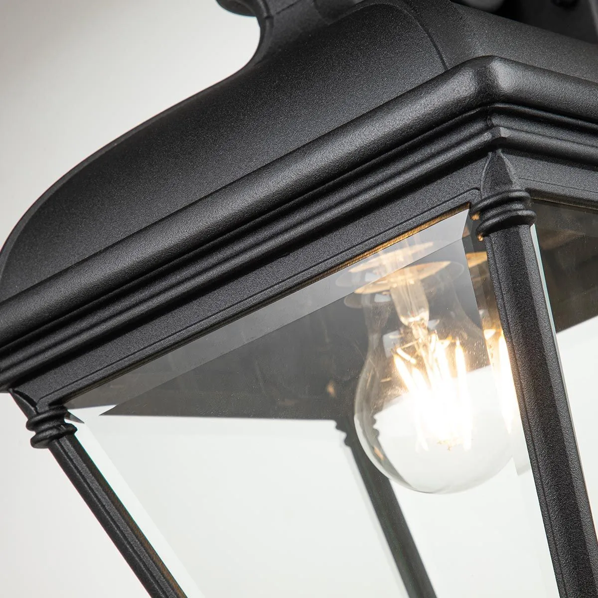 Bayview 1 Light Large Wall Lantern  | Black