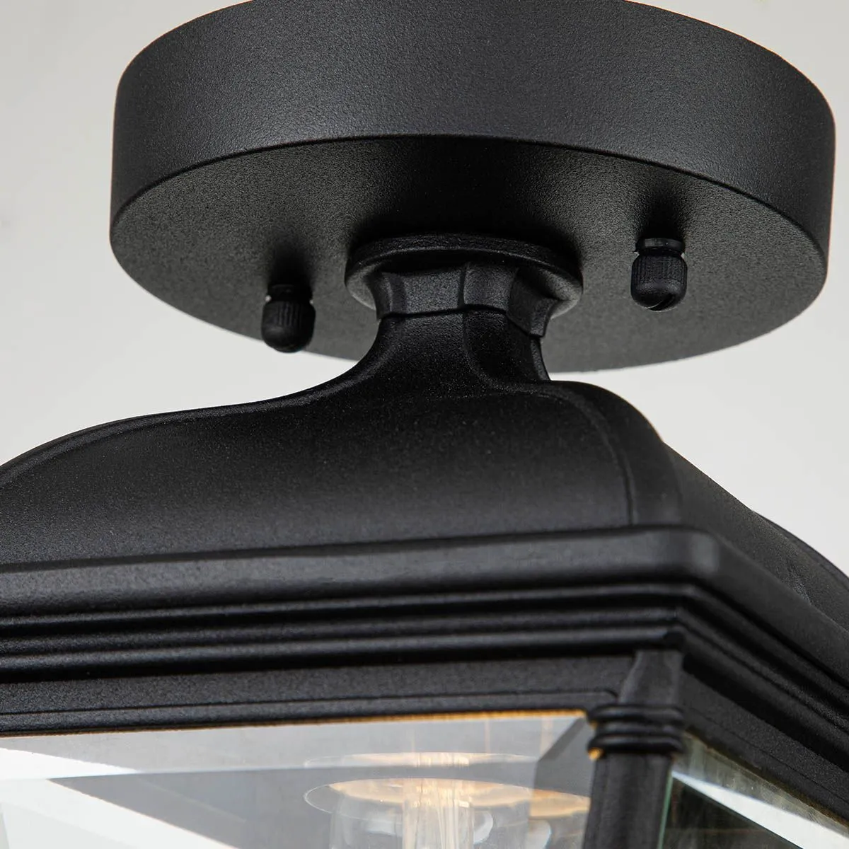 Bayview 1 Light Porch Lantern | Black