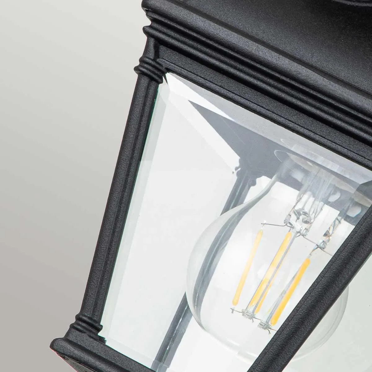 Bayview 1 Light Porch Lantern | Black