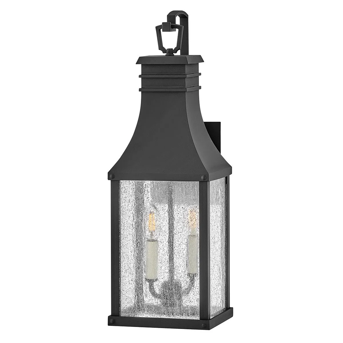 Beacon Hill 2lt Medium Wall Lantern | Museum Black