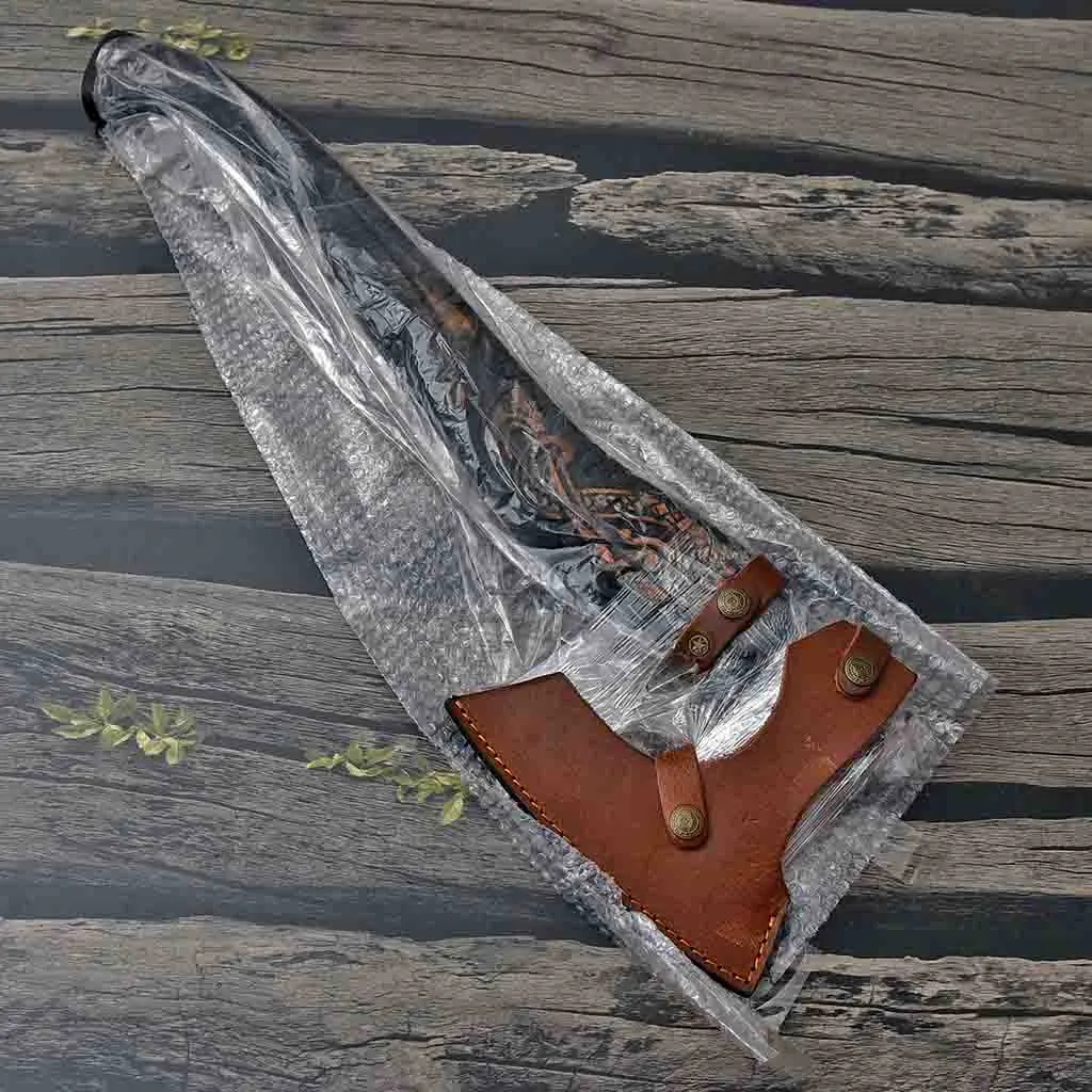 Bearded Viking Axe with Ashwood Handle Gunnar AXE106BLK