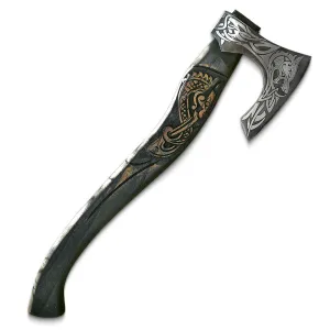Bearded Viking Axe with Ashwood Handle Gunnar AXE106BLK