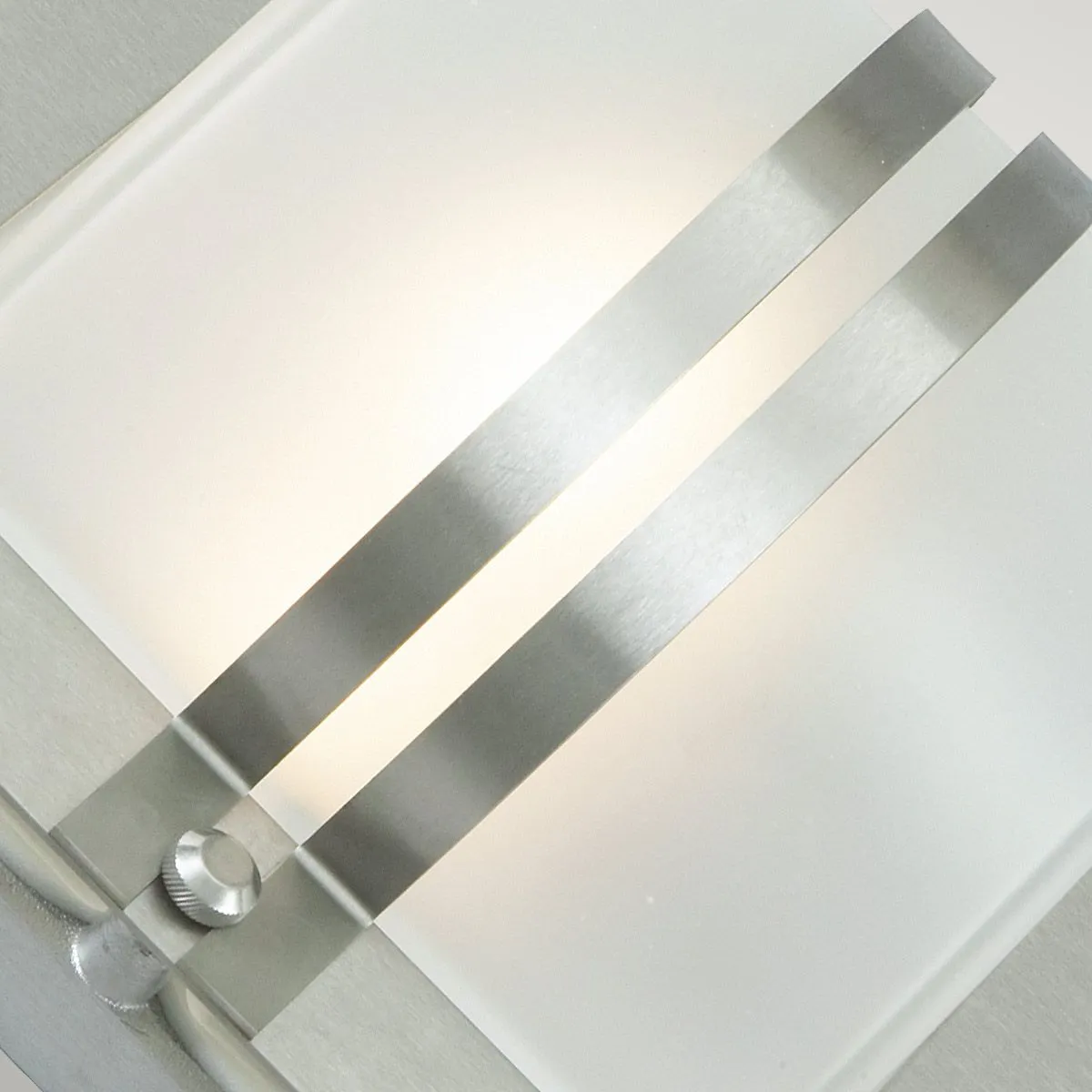 Bern 1 Light Wall Lantern - Stainless Steel With Frosted Glass | Stainless Steel